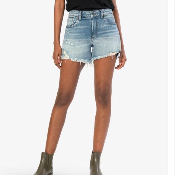 NWT Denim High Rise Short - Picture 1 of 3